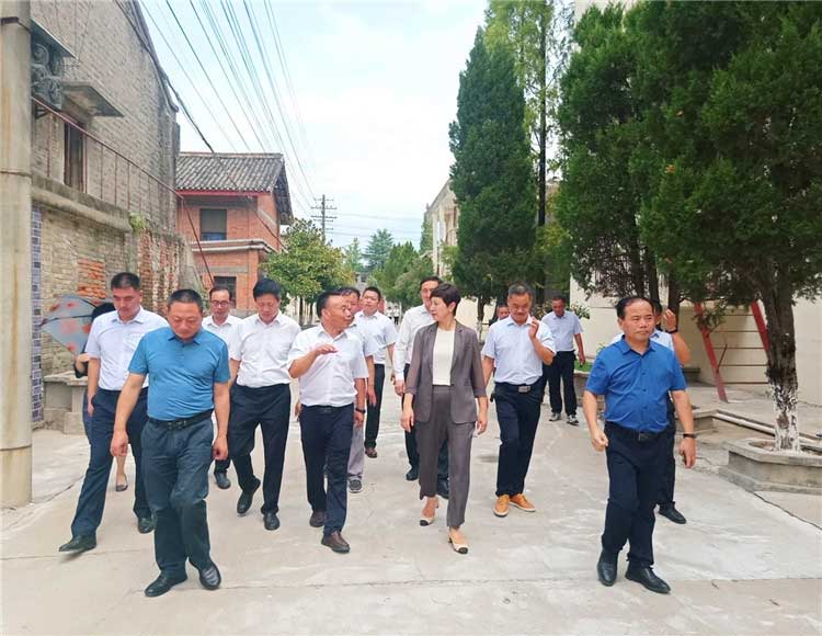 市委常委、宣传部部长、石泉县委书记陈莲到陕西省安康市蚕种场有···