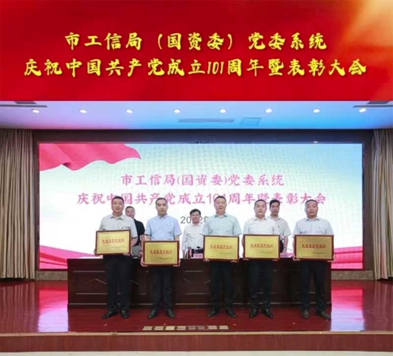 喜报！qy球友会官网党委荣获市国资委党委多项表彰