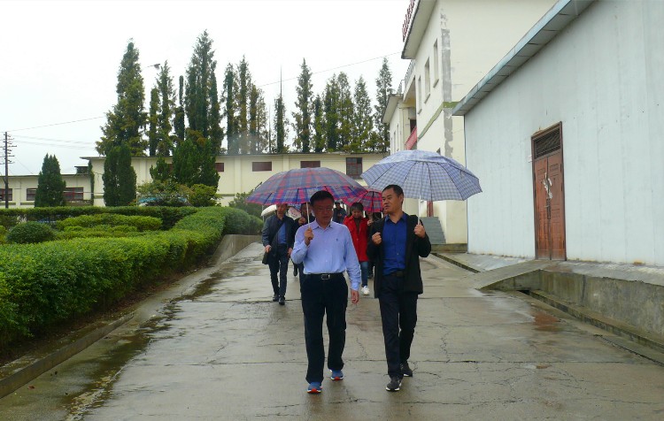 重庆蚕科院党委书记王新民一行到市蚕种场考察